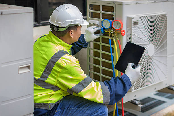 Professional Hvac technician working in Post Falls, ID